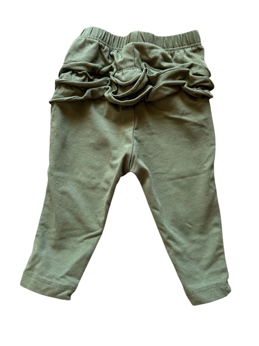 Old Navy Lot of 3 Ruffle Butt infant pants in green, blue, size black 3-6 months - Picture 10 of 13